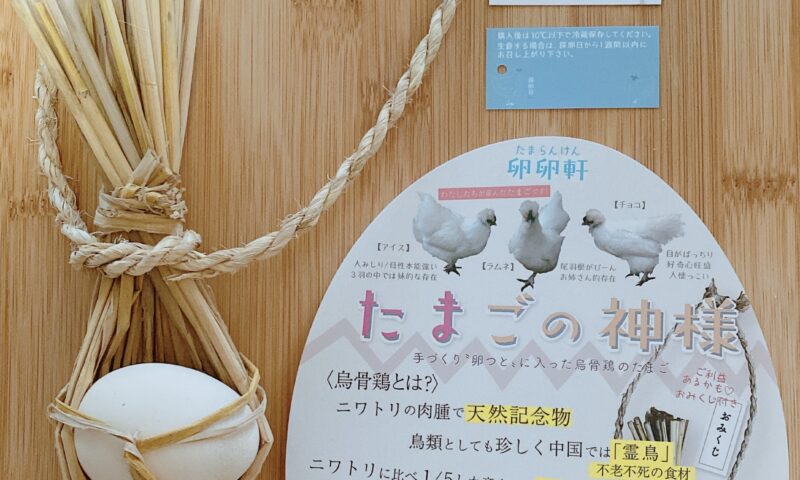 卵卵軒「たまごの神様」タグ&POPデザイン | chihaya*design